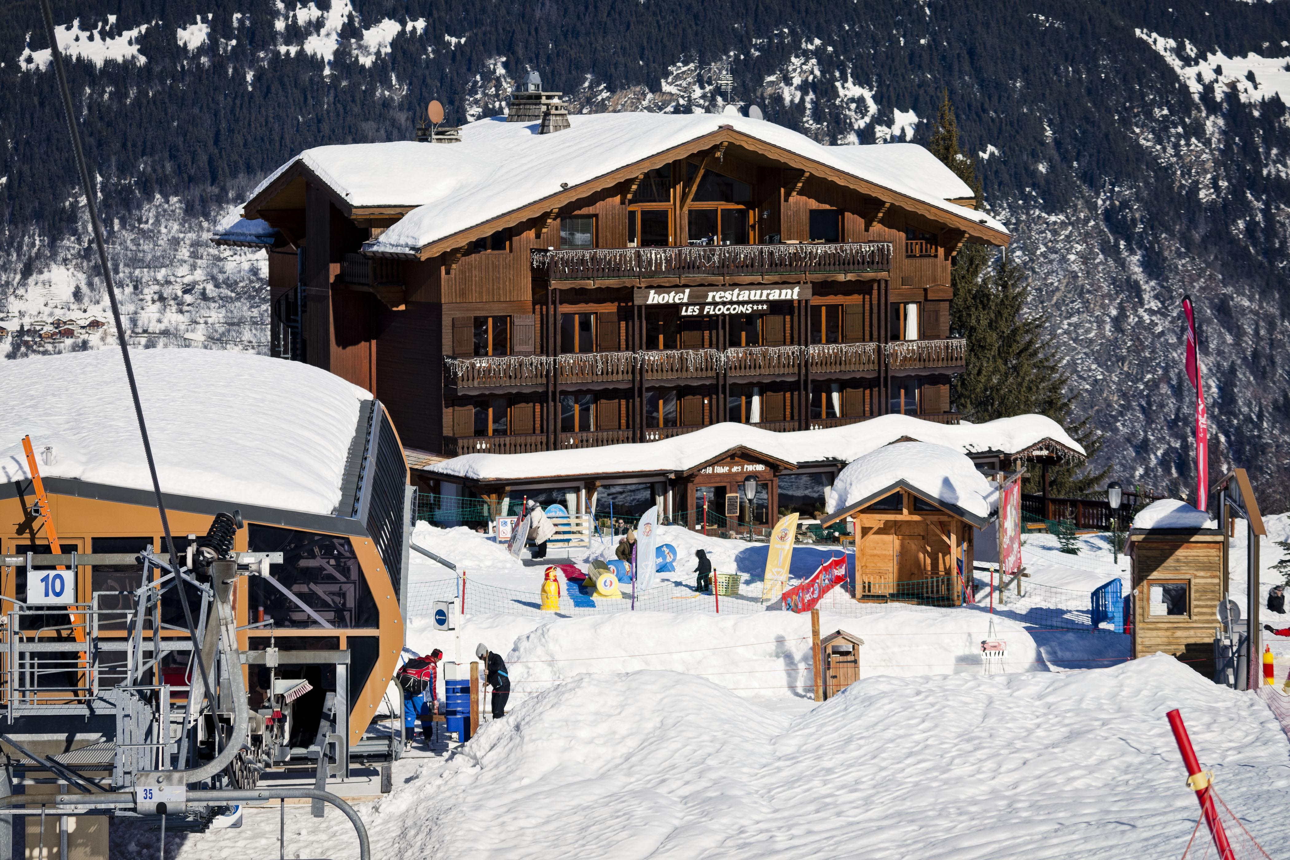 Hotel les Flocons Courchevel Exterior foto