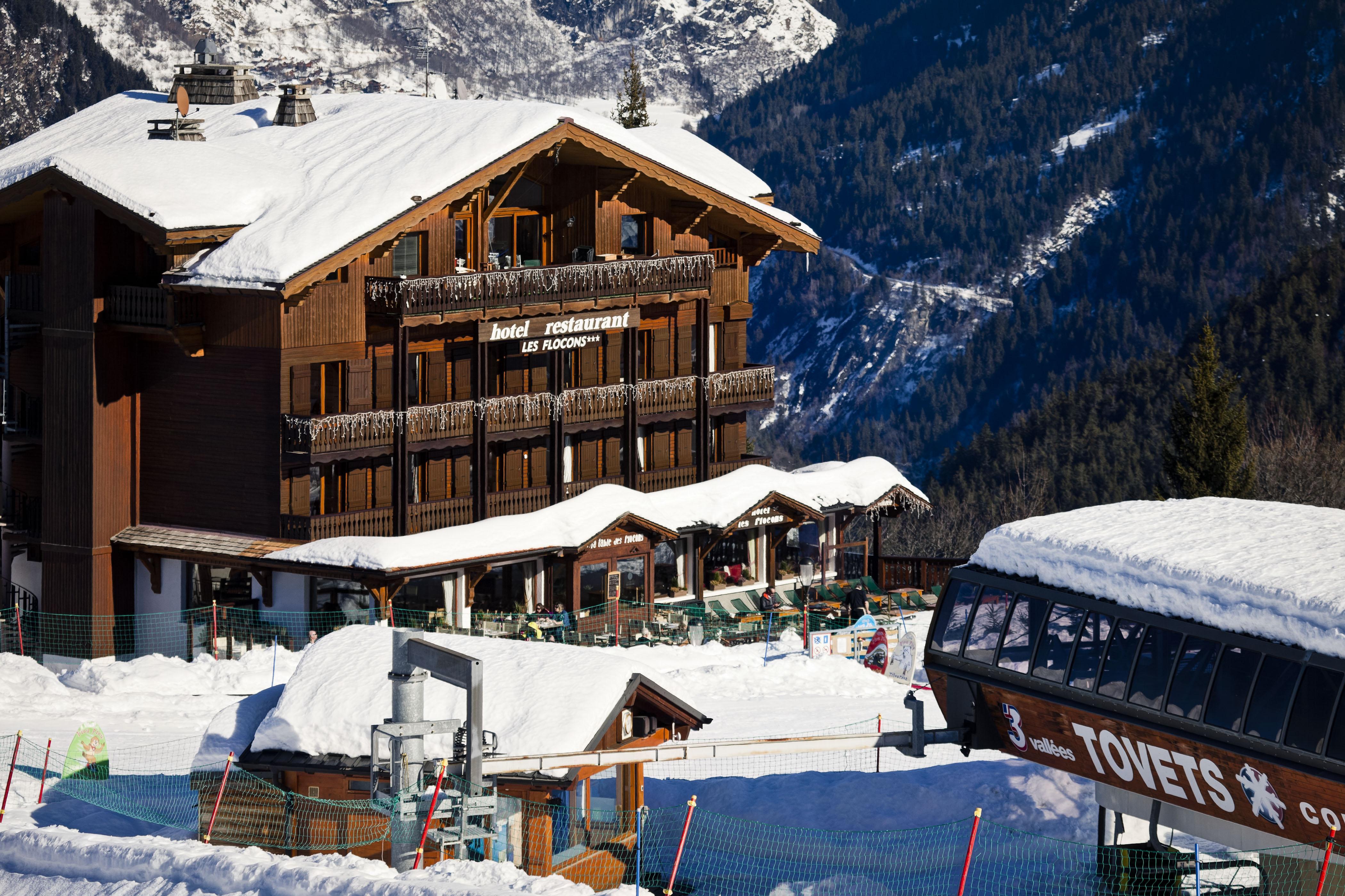 Hotel les Flocons Courchevel Exterior foto