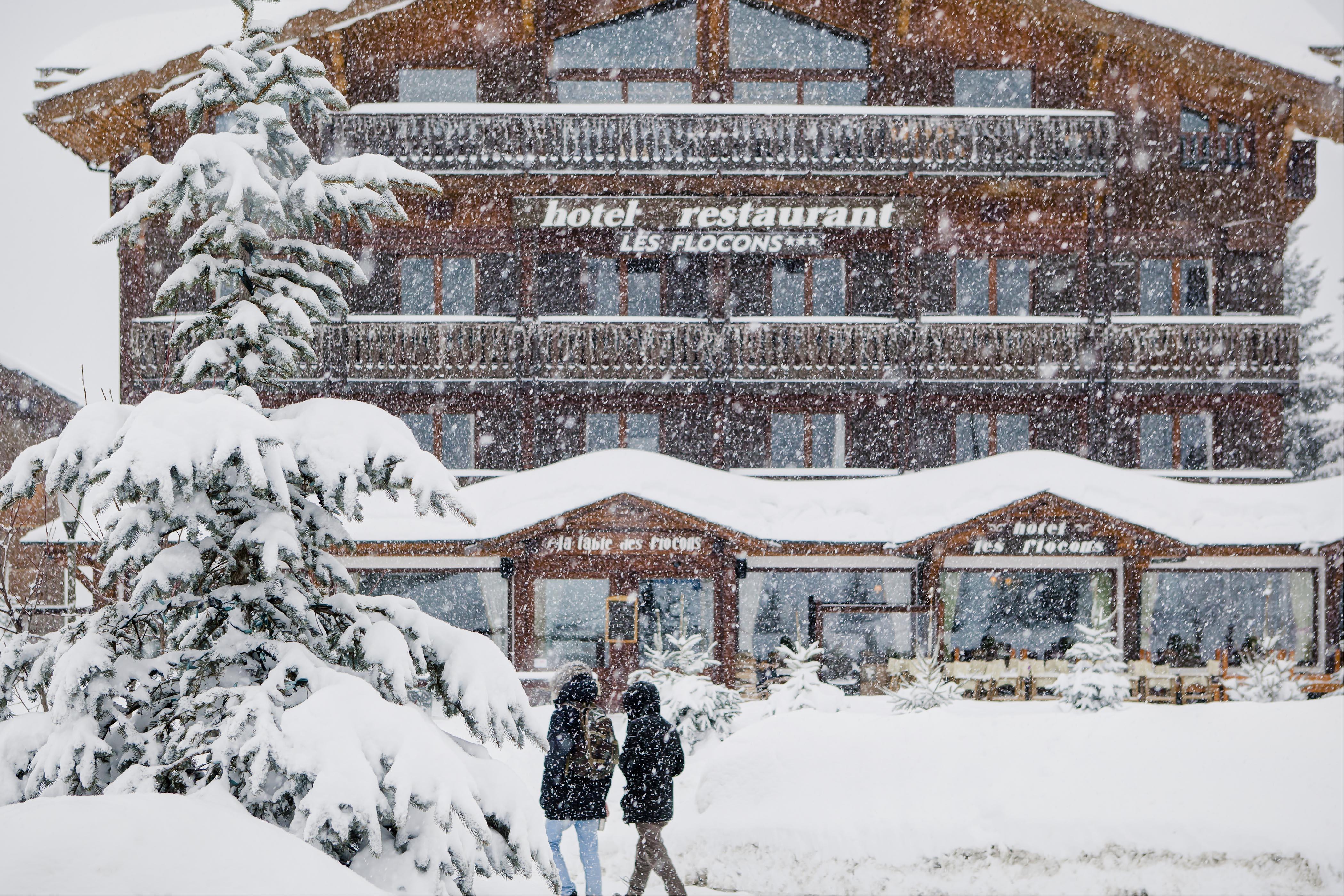 Hotel les Flocons Courchevel Exterior foto